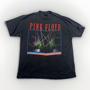 RARE Vintage 1987 Pink Floyd Thrashed Single Stitch Concert T Shirt XL